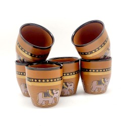 Kulhad Cups Pottery Chai Kulhad Ceramic Cups For Home Office  ABCC- 037