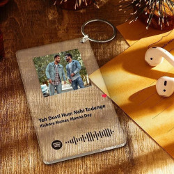 Customised Spotify Keychain with Spotify Song Code and image