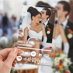 Customized Spotify frames with Keychain with Spotify Song Code and image