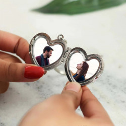 Personalized Metal Photo Keychain