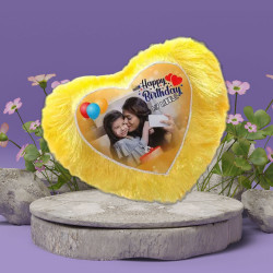 Heart Pillow With Photo