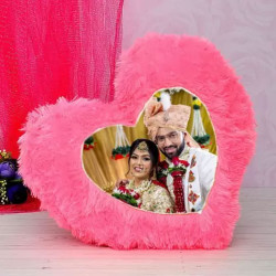 Heart Pillow With Photo