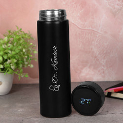 Temperature Bottle With Name | Gift For Doctor