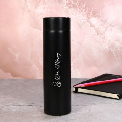 Temperature Bottle With Name | Gift For Doctor