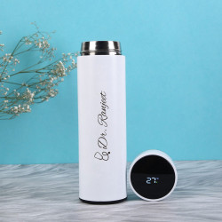 Temperature Bottle With Name | Gift For Doctor