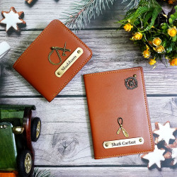  Personalized passport cover combo / Gift For Mans