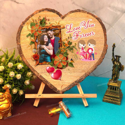 personalised wood slice